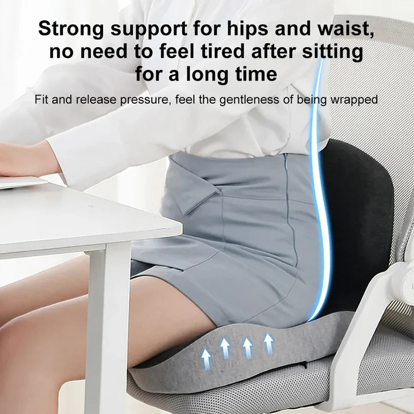 Orthopedic Lumbar Support Pillow For Car Seat And Chair