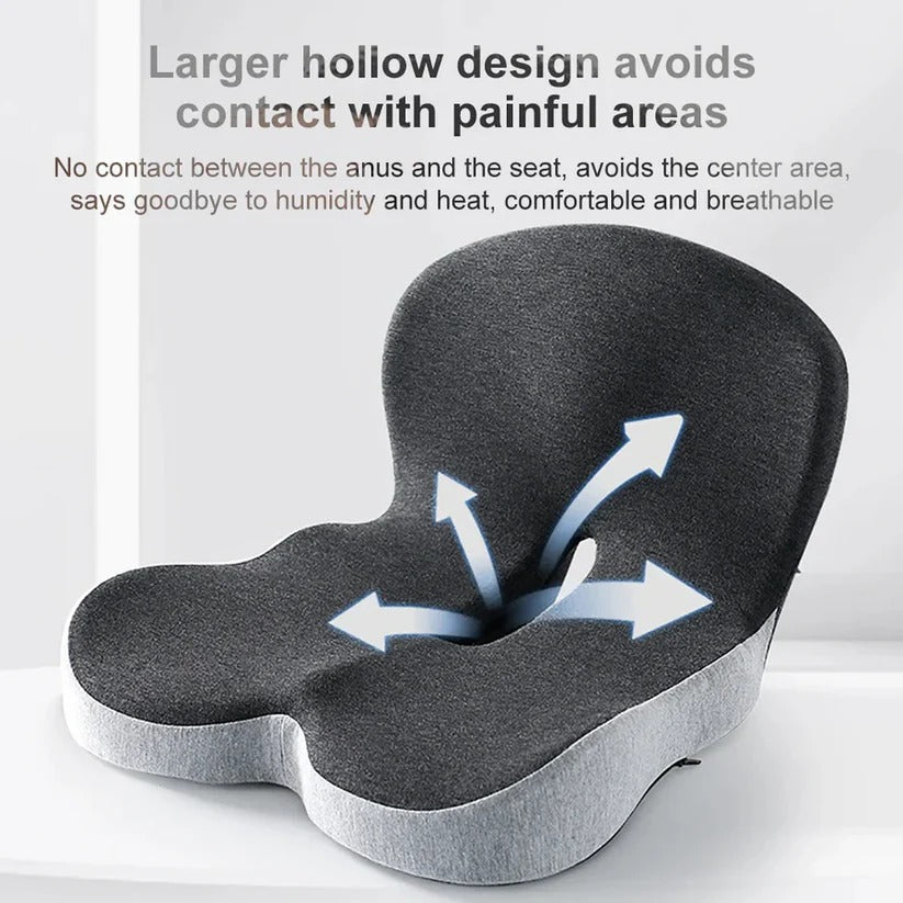 Orthopedic Lumbar Support Pillow For Car Seat And Chair
