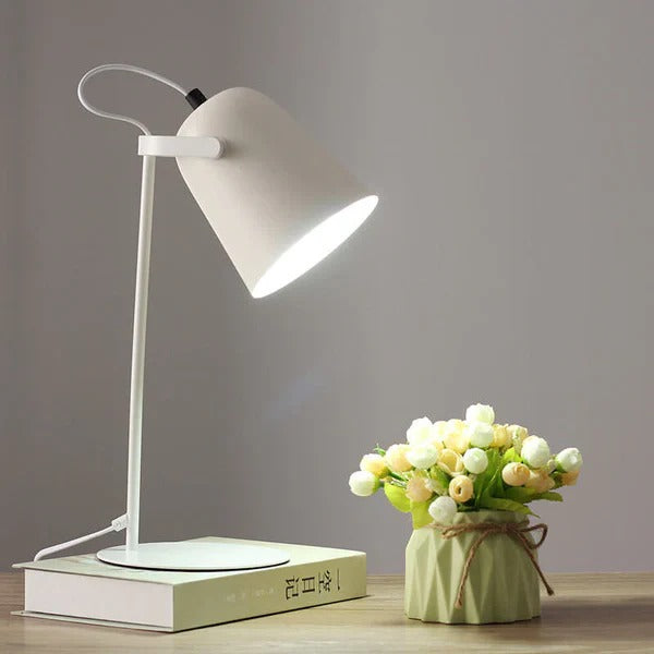 Creative Iron Pail Desk Lamp With Pastel Macaron Colors