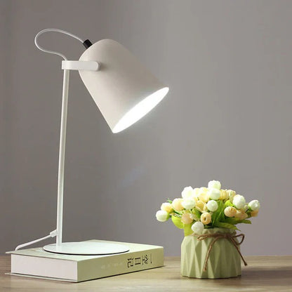 Creative Iron Pail Desk Lamp With Pastel Macaron Colors