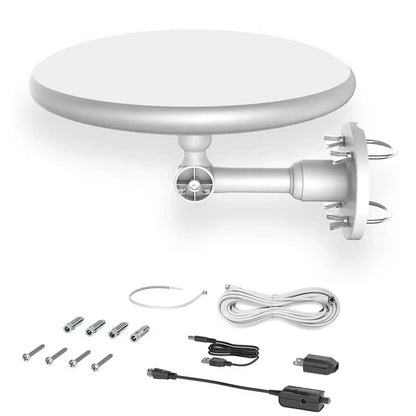 Outdoor TV Antenna 2025 Model with Long Range HD UHF/VHF Signal