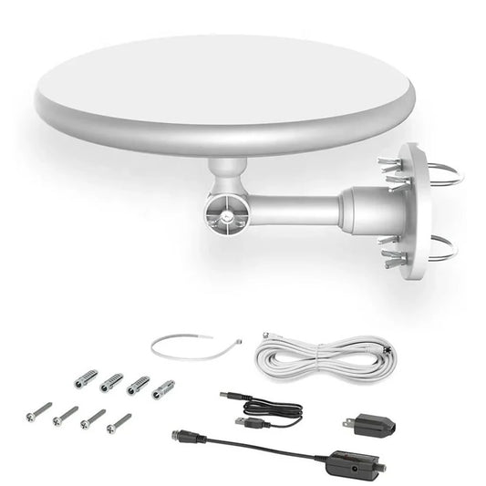 Outdoor TV Antenna 2025 Model with Long Range HD UHF/VHF Signal