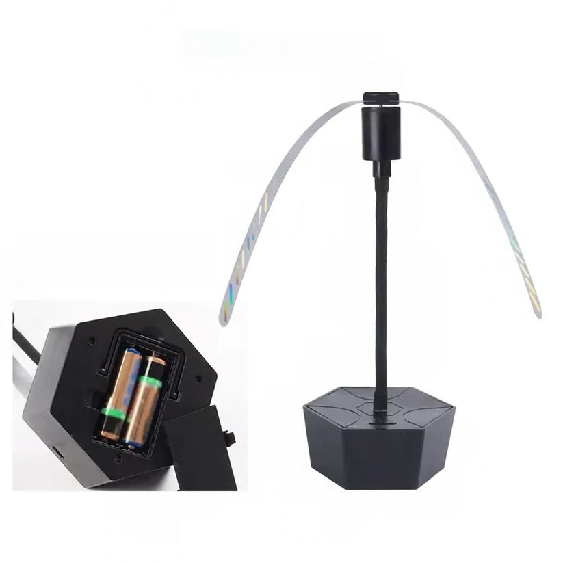 Battery Powered Fly Deterrent Fan for Picnic Tables