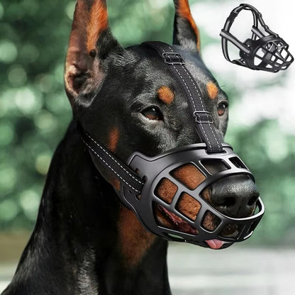 Reflective Dog Muzzle with Adjustable and Breathable Design