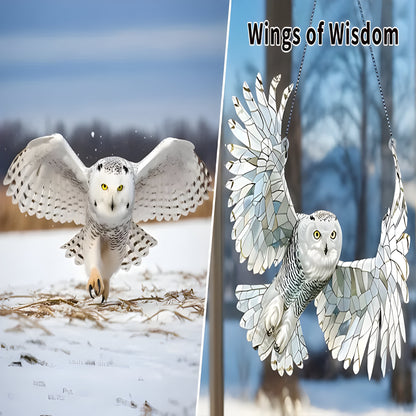 Stained Glass Style Hummingbird Window Panel Suncatcher