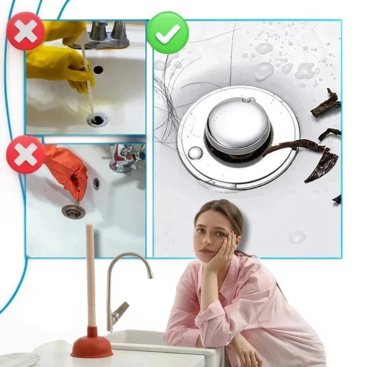 Odor Isolation Pop Up Sink Stopper