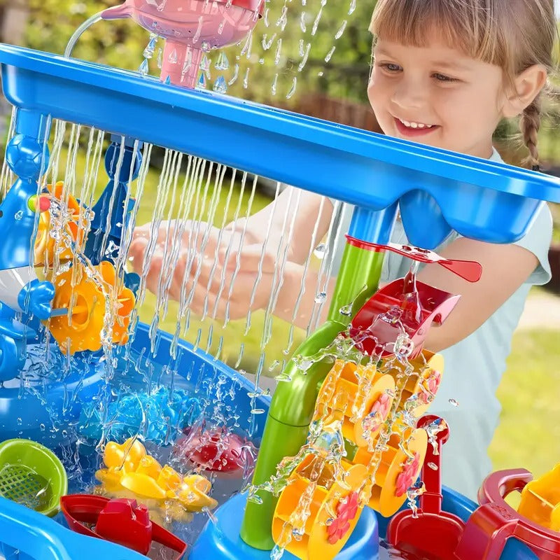 3 in 1 Outdoor Sand and Water Table for Kids