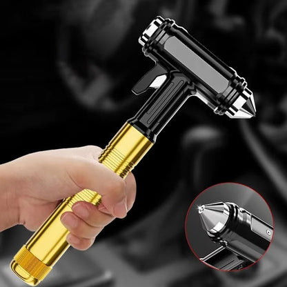 Metal Car Emergency Tool with Window Breaker and Seatbelt Cutter