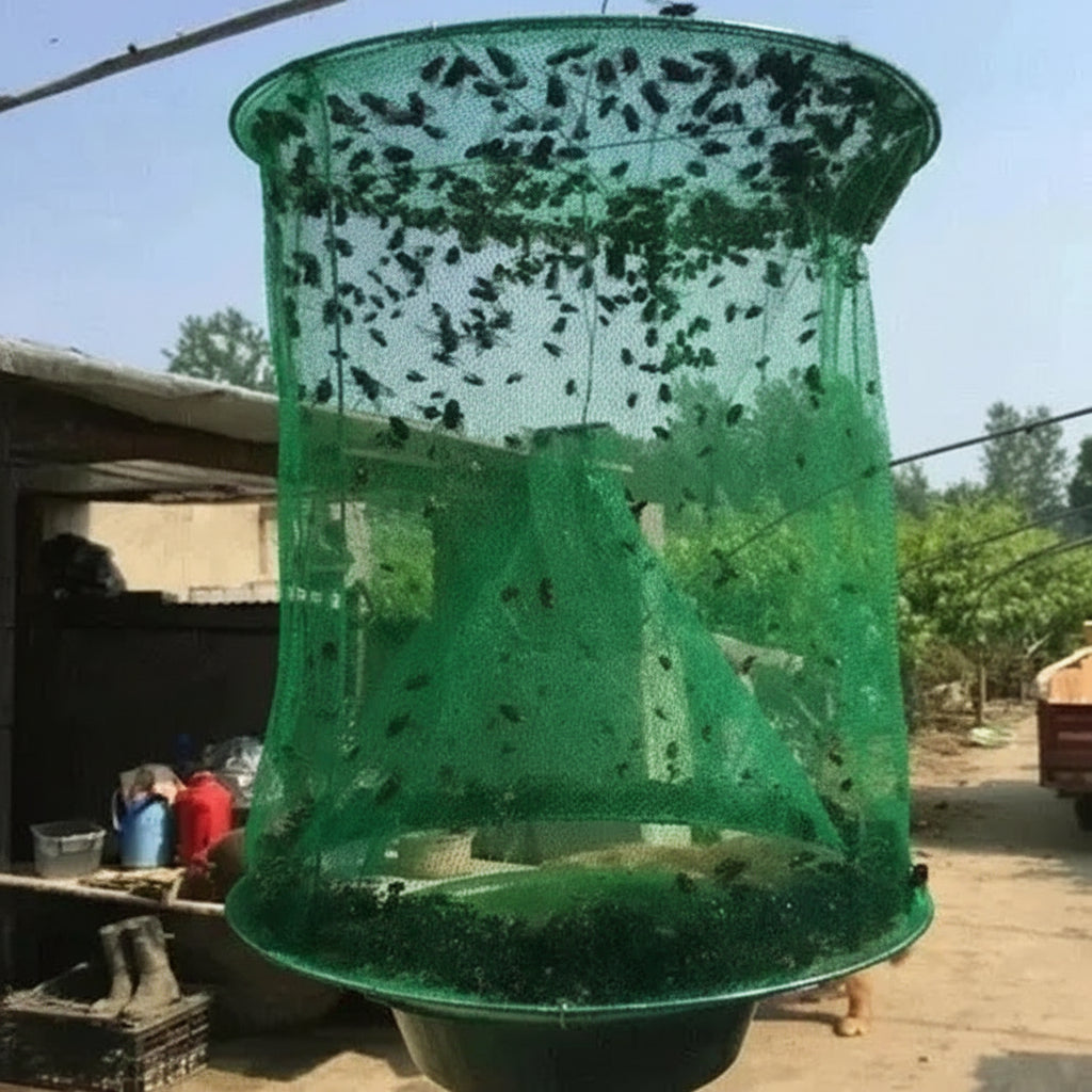 Reusable Fly Trap For Barn And Ranch Use