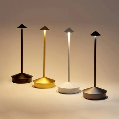 Cordless LED Desk Lamp Touch Control Dimmable 3 Light Settings