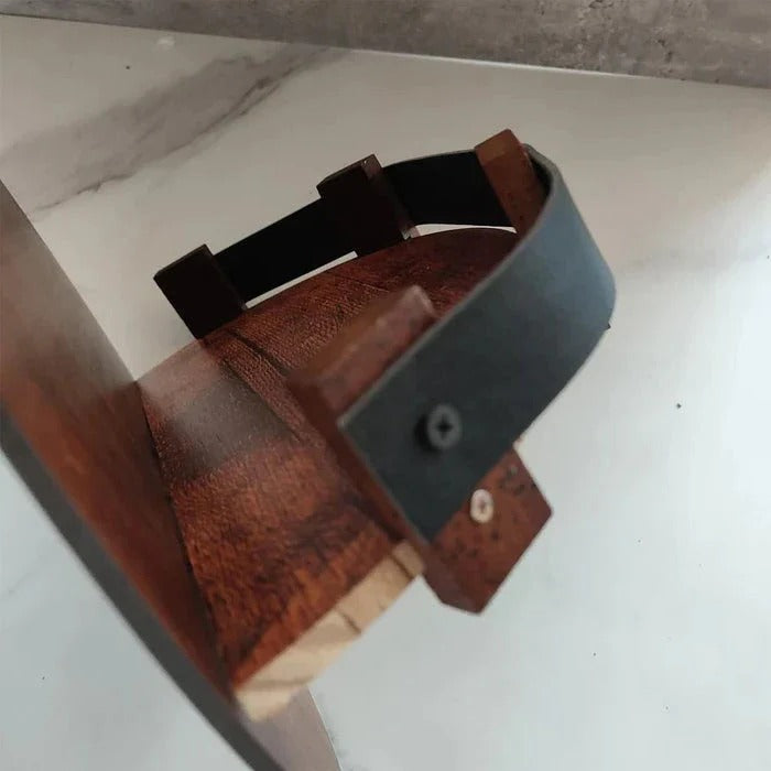 Whiskey Barrel Stave Shelf with Reclaimed Wood Design