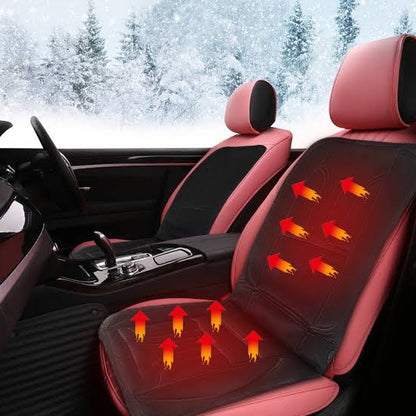 Heated Car Seat Cushion with Wide Coverage