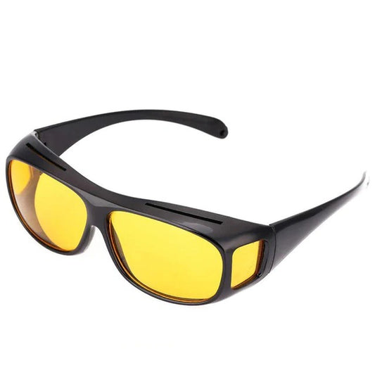 Yellow Tinted Fit Over Glasses for Low Light Use