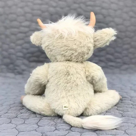 Plush Highland Cow Figure