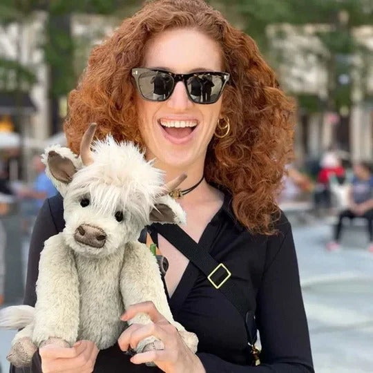 Plush Highland Cow Figure
