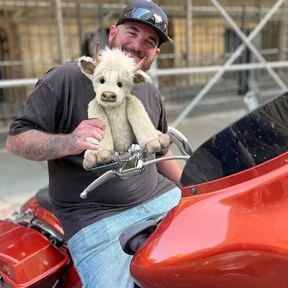 Plush Highland Cow Figure