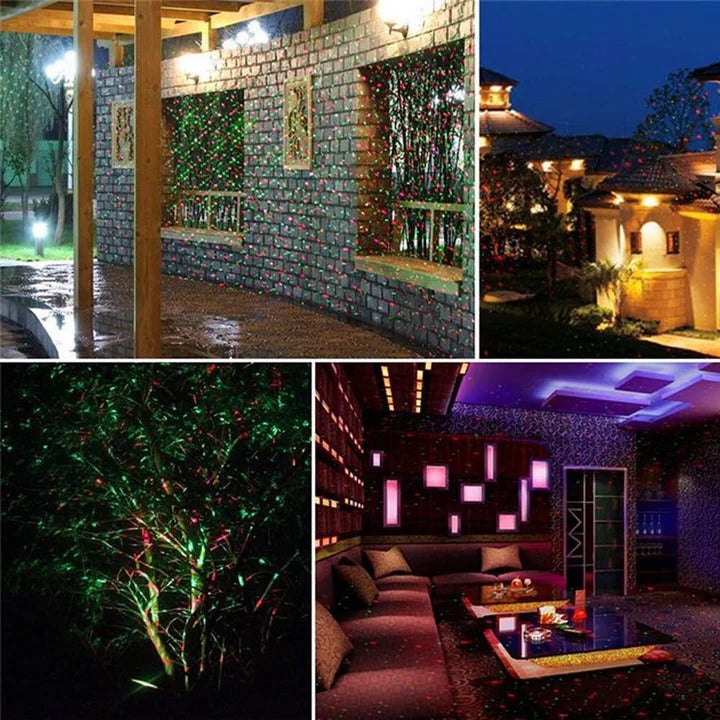 RGB Outdoor Light Projector with Remote Control