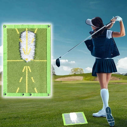 Golf Swing Path Training Mat for Practice