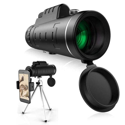 Monocular Telescope with Tripod and Phone Holder