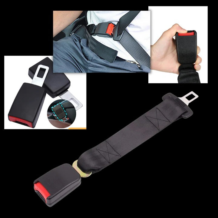 Adjustable Seat Belt Extender with Buckle Tongue Fit