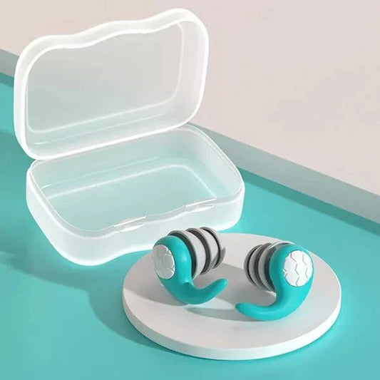 Reusable Silicone Earplugs with Storage Case