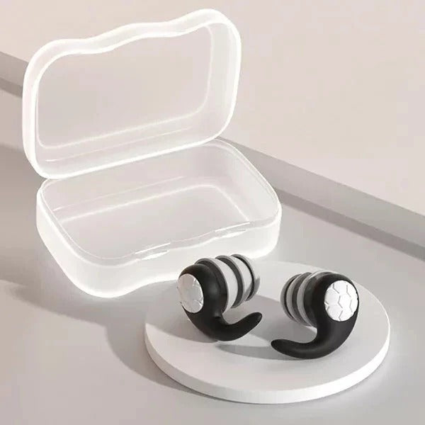 Reusable Silicone Earplugs with Storage Case