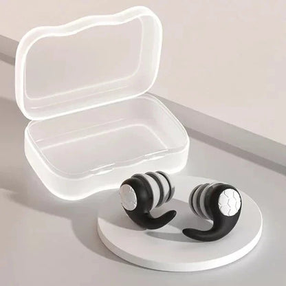 Reusable Silicone Earplugs with Storage Case