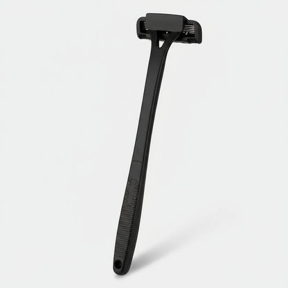 Dual Blade Back Shaver for Men, Manual Groomer with Folding Handle