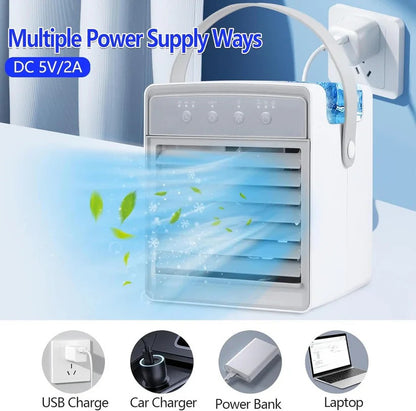 Portable Air Cooler with Adjustable Fan Settings