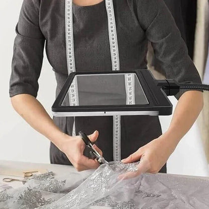 Floor Standing Magnifying Lamp with Page Lens and LED Lighting