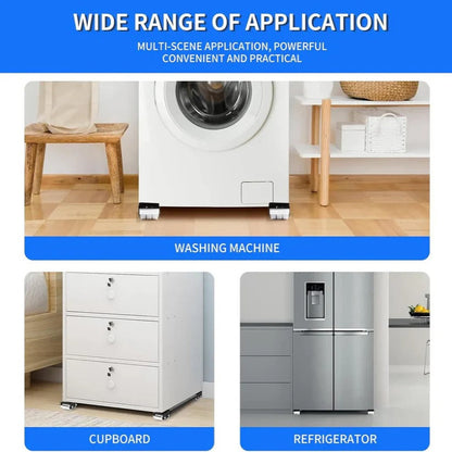 Adjustable Appliance Roller Platform with Wheeled Base