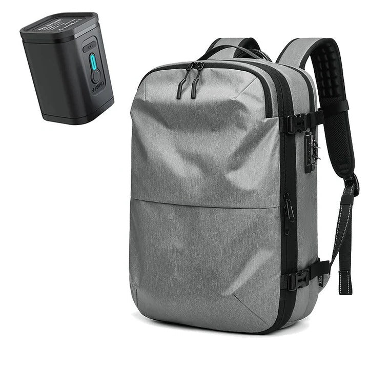 Travel Backpack With Internal Compression and Lockable Zippers