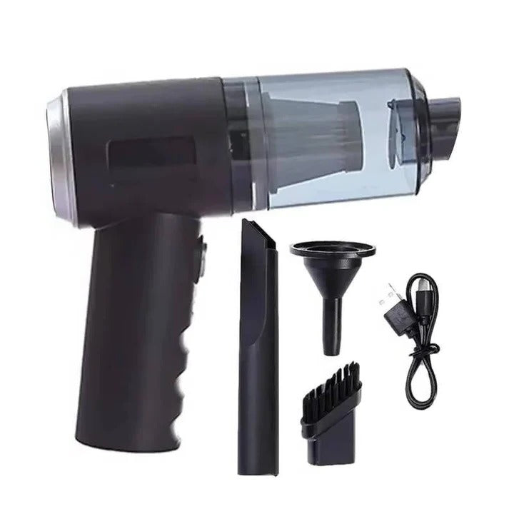 Cordless Handheld Car Vacuum with USB Charging