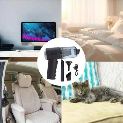 Cordless Handheld Car Vacuum with USB Charging