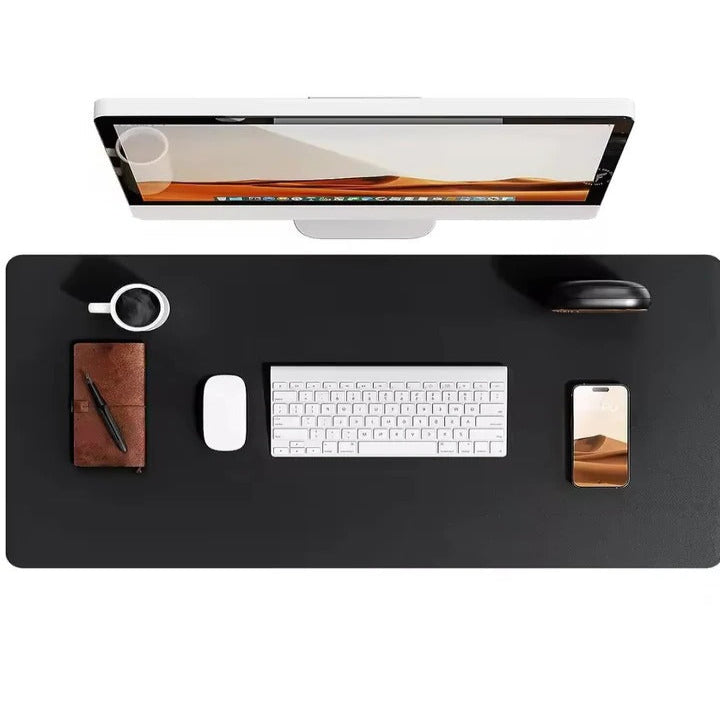 PU Leather Desk Mat With Textured Backing Surface for Workspace