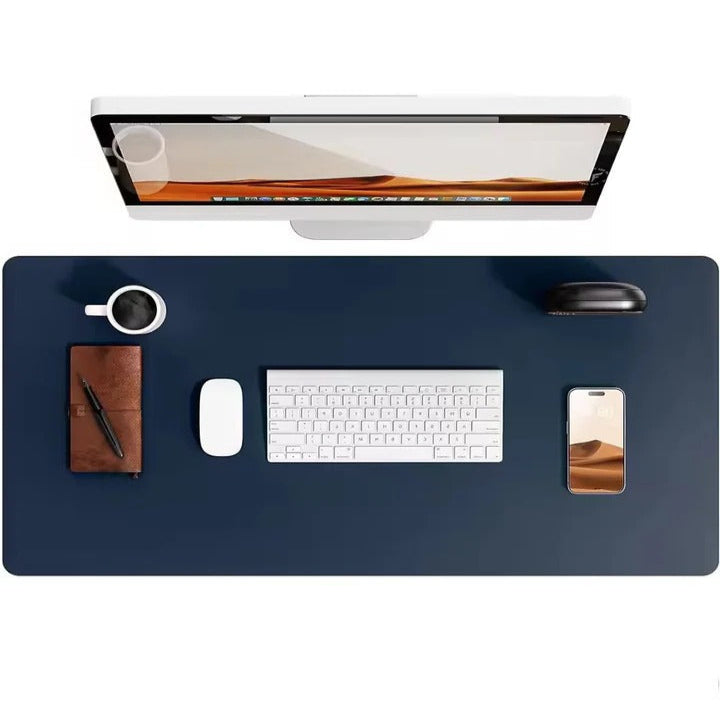 PU Leather Desk Mat With Textured Backing Surface for Workspace