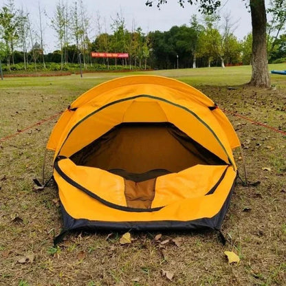 Portable Single Person Camping Tent With Mesh Vent Panels