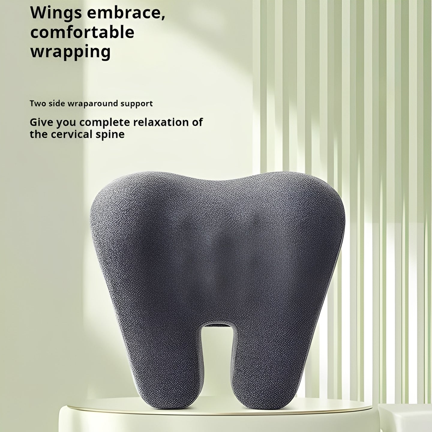 Adjustable Headrest Pillow for Office Chairs with Removable Cover