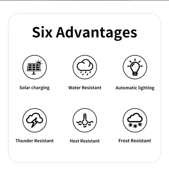 Hanging Solar Powered Decorative Lantern With Warm LED Light