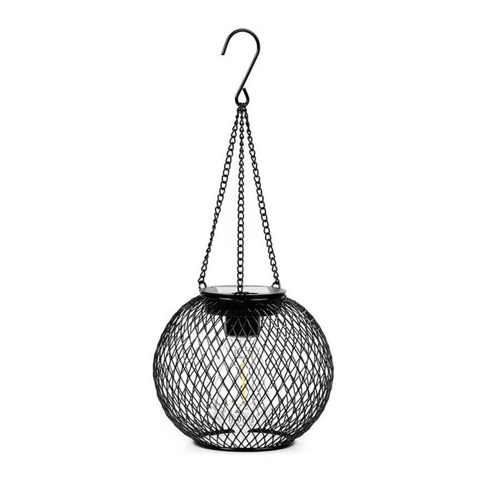Hanging Solar Powered Decorative Lantern With Warm LED Light
