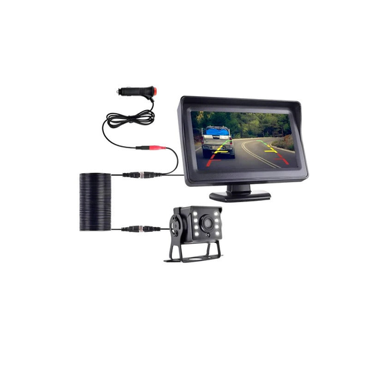 Wireless Vehicle Backup Camera and Rear View Monitor System
