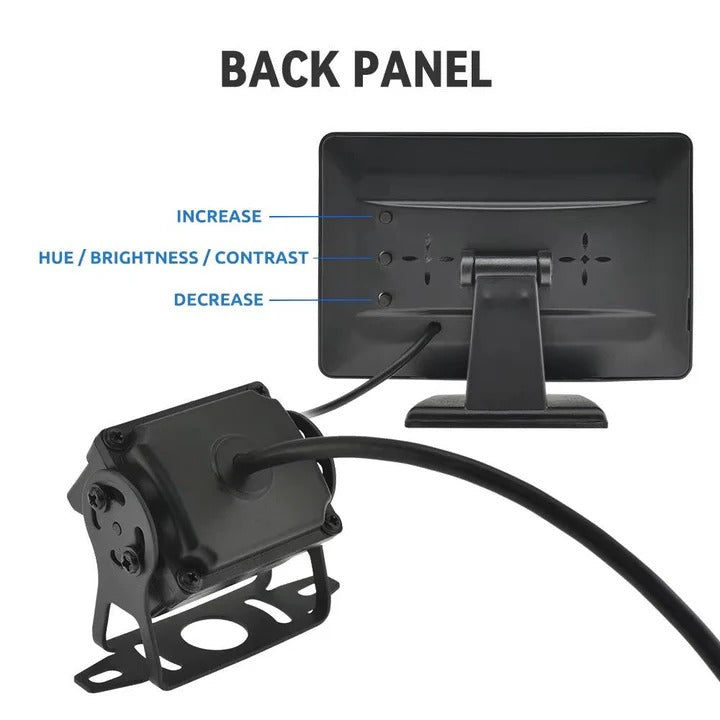 Wireless Vehicle Backup Camera and Rear View Monitor System