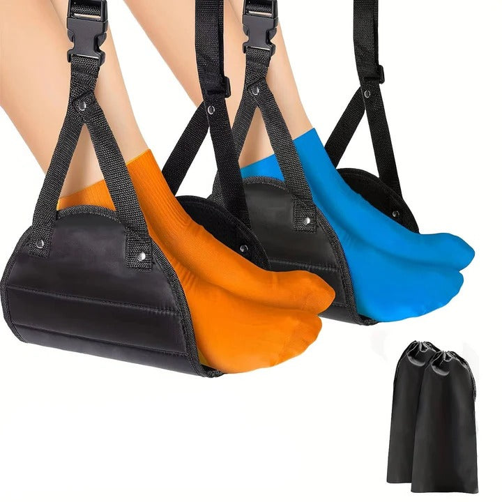 Hanging Foot Rest With Adjustable Straps, Set of 2