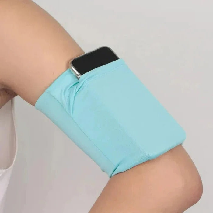 Fitness Arm Bag with Adjustable Phone Pouch for Running and Workouts