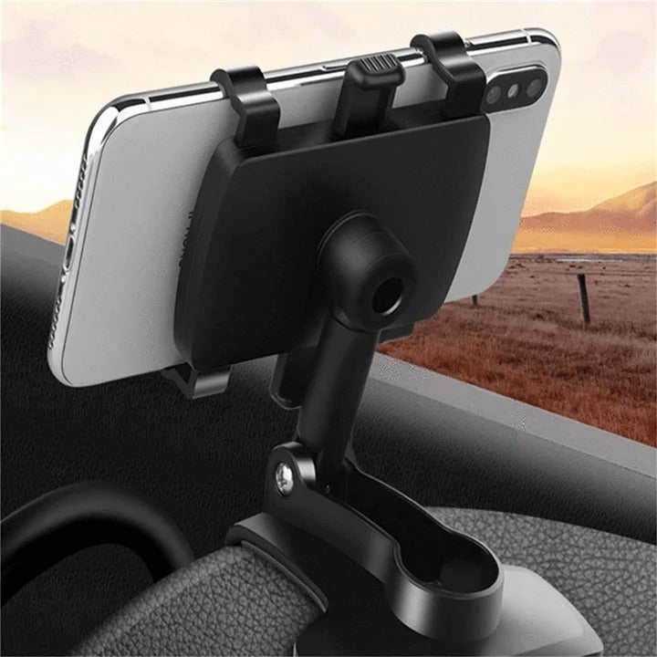 Car Phone Holder with Adjustable Rotation and Multi Position Mounting
