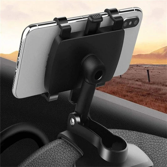 Car Phone Holder with Adjustable Rotation and Multi Position Mounting