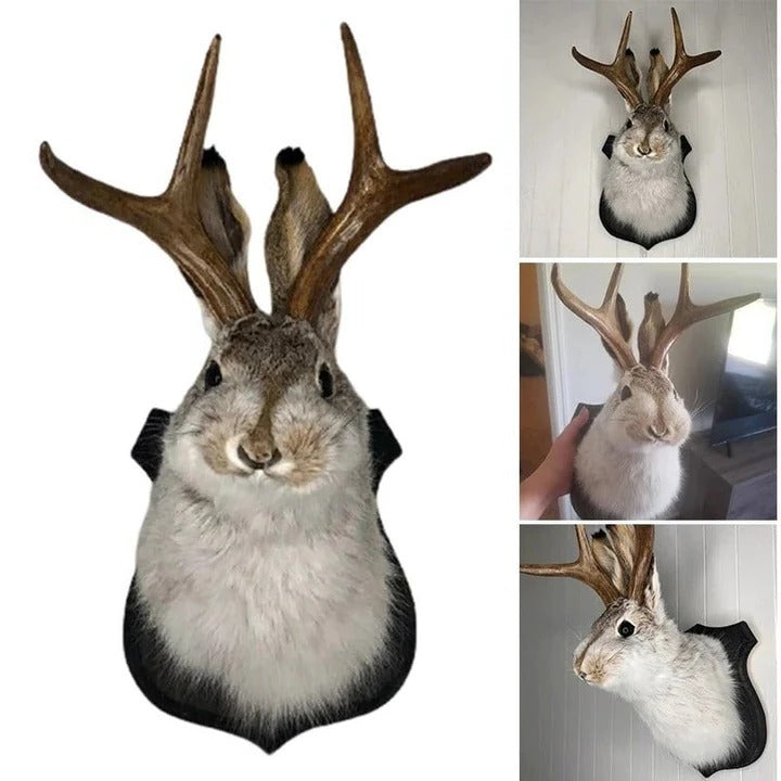Hanging Jackalope Wall Art