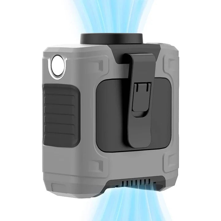 Rechargeable Mini Fan with Handheld Design and LED Light