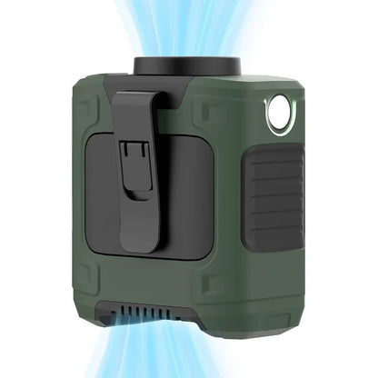 Rechargeable Mini Fan with Handheld Design and LED Light