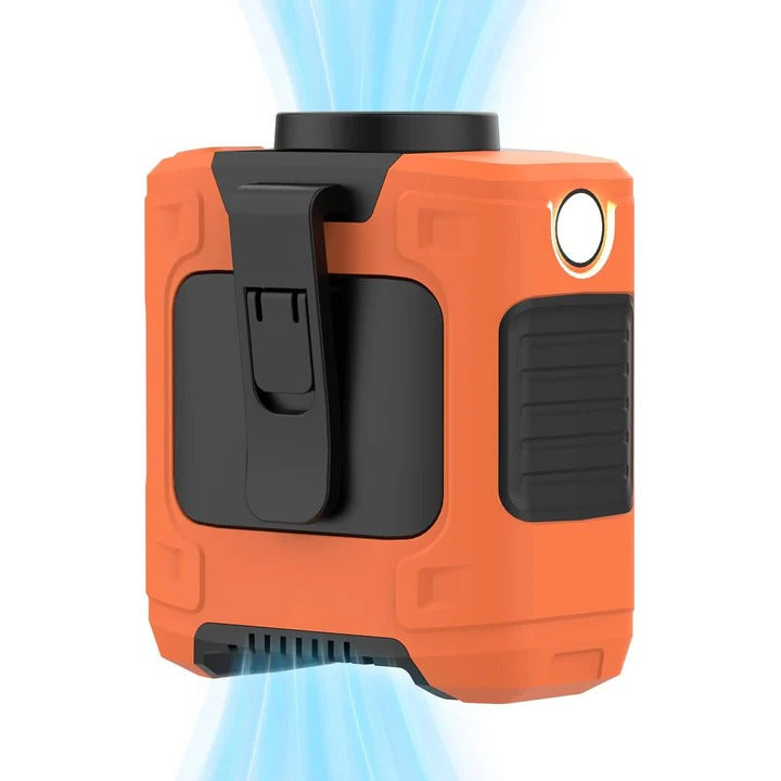 Rechargeable Mini Fan with Handheld Design and LED Light